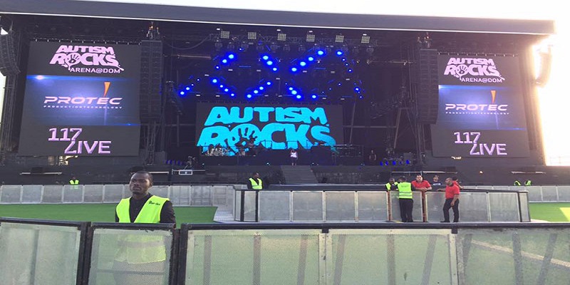 Autism Rocks Arena seating plan